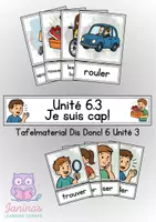 Vorschau - Merkblätter - Dis donc 6! - Unité 3 "Je suis cap!" - Tafelmaterial - Deckblatt