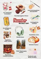 Vorschau - Mal- und Bastelvorlagen - November Bucket Liste 2. bis 6. Klasse - Seite 2