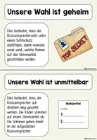Vorschau - Präsentationen/Tafelbilder - Klassenssprecherwahl Grundsätze einer Wahl - Seite 2