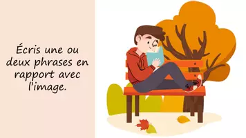 Aperçu - Apprentissages en autonomie - Production d'écrits : faire une phrase - l'automne - Page 1