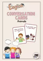 anteprima - Altro tipo di materiale - CONVERSATION CARDS - ANIMALS | CARTE DI CONVERSAZIONE - ANIMALI - Pagina di copertina