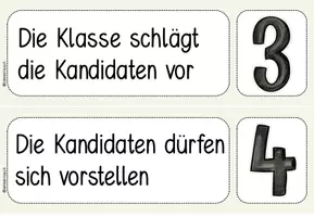 Vorschau - Präsentationen/Tafelbilder - Klassensprecherwahl Ablauf einer Wahl - Seite 3