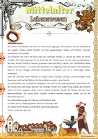 Vorschau - Arbeitsblätter - Mittelalter - Vasallen und Lehnsherren - Klasse 6 - Deckblatt