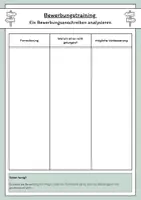 Vorschau - Arbeitsblätter - Bewerbungstraining - Ein Bewerbungsanschreiben analysieren - Seite 1