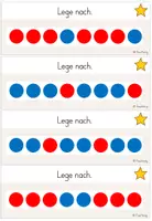 Vorschau - Aufgabenkarten - Muster erkennen und nachlegen - Freiarbeitsmaterial - Seite 3
