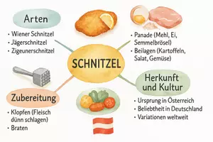 Vorschau - Arbeitsblätter - Arbeitsblätter zum Thema "Schnitzel" + Lösung & MP3 + Mindmap + Infografik - Seite 2