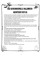 Vorschau - Arbeitsblätter - Halloween: Herkunft, Abenteuergeschichte, Aufgaben - Seite 1