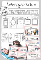 Vorschau - Arbeitsblätter - eigene Lebensgeschichte - Deckblatt