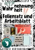 Vorschau - Arbeitsblätter - Von der Wahrnehmung zur Wahrheit – ein philosophisches Selbstexperiment - Deckblatt