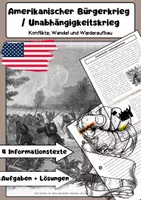 Vorschau - Arbeitsblätter - USA Materialpaket: Wichtige Geschichte und Merkmale - Seite 1
