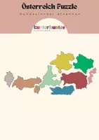 Vorschau - Arbeitsblätter - Österreich Puzzle - Bundesländer Österreich - Deckblatt