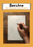 Vorschau - Arbeitsblätter - Den Hauptteil eines Berichts schreiben - Deckblatt