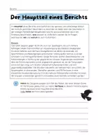 Vorschau - Arbeitsblätter - Den Hauptteil eines Berichts schreiben - Seite 2