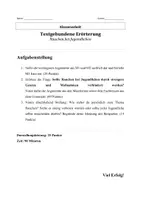 Vorschau - Arbeitsblätter - Deutsch Klassenarbeit: Textgebundene Erörterung – Rauchen bei Jugendlichen (mit Karikatur & Erwartungshorizont, 8.–10. Klasse) - Seite 1
