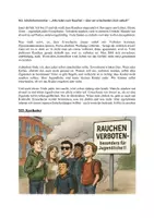 Vorschau - Arbeitsblätter - Deutsch Klassenarbeit: Textgebundene Erörterung – Rauchen bei Jugendlichen (mit Karikatur & Erwartungshorizont, 8.–10. Klasse) - Seite 3