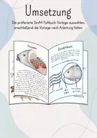 Vorschau - Mal- und Bastelvorlagen - Faltbuch: Die Kiemenatmung/ Die Atmung der Fische - Seite 3