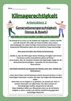 Vorschau - Arbeitsblätter - Generationengerechtigkeit beim Klimawandel (Jonas & Rawls) - Seite 2