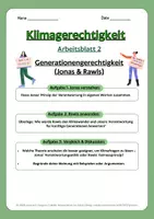 Vorschau - Arbeitsblätter - Generationengerechtigkeit beim Klimawandel (Jonas & Rawls) - Seite 3
