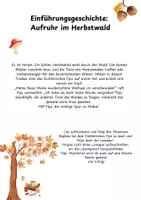 Vorschau - Arbeitsblätter - Lesespurgeschichte: Aufruhr im Herbstwald - Seite 3