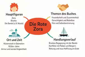 Vorschau - Arbeitsblätter - Arbeitsblätter "Die Rote Zora" + Lösung & MP3 + Mindmap + Infografik - Seite 2