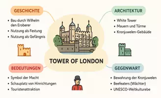 Vorschau - Arbeitsblätter - Arbeitsblätter zum Thema "Tower of London" + Lösung & MP3 + Mindmap + Infografik - Seite 2