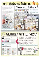 Vorschau - Poster - Klassenstunde / Abschlusskreis PAKET Kl. 1 /2 – Mini-Klassenrat & Morgenkreis - Seite 1