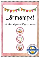 Vorschau - Präsentationen/Tafelbilder - Lärmampel für deinen Klassenraum - Deckblatt