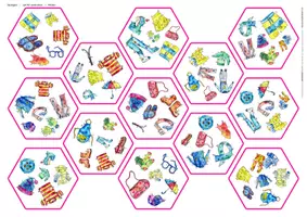 Vorschau - Spiele - Wortschatzaufbau (DaZ) – Kleider – Finde den Zwilling - Seite 1