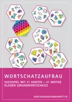 Vorschau - Spiele - Wortschatzaufbau (DaZ) – Kleider – Finde den Zwilling - Deckblatt