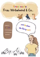 Vorschau - Arbeitsblätter - Frau Wirbelwind_Bergwelt_Kreativ_Silben - Deckblatt