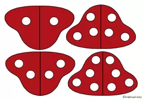 Vorschau - Mal- und Bastelvorlagen - 🍄Pilz-Rechen-PAKET: spielerisch addieren & simultane Mengenerfassung im ZR10🍄 - Seite 2