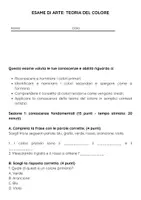 anteprima - Compiti in classe/Test - Teoria del colore - Pagina 1
