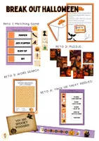 Vista previa - Unidades / Secuencias / Situaciones de Aprendizaje - Halloween Break out - página 1