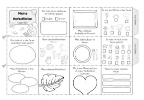 Vorschau - Arbeitsblätter - Herbstferien Leporello | Klasse 1 - 4 - Seite 2