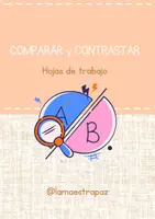 Vista previa - Hojas de trabajo - Comparar y Contrastar - Hojas de Trabajo - Portada