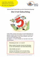 Vorschau - Arbeitsblätter - Gratis Download: Die Fünf hat Geburtstag - Seite 1