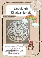 Vorschau - Spiele - Legekreis Einzigartigkeit - Gemeinsamkeiten und Unterschiede - Deckblatt
