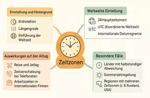 Vorschau - Arbeitsblätter - Lernposter + Arbeitsblatt "Zeitzone" + Onlineübung & MP3 + Mindmap + Infografik - Seite 3