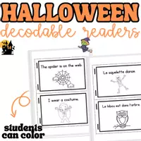 Vorschau - Klassenarbeiten - French and English Halloween Decodable Reader - Seite 2