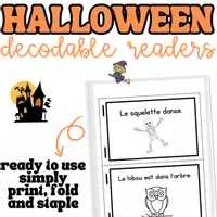 Vorschau - Klassenarbeiten - French and English Halloween Decodable Reader - Seite 3