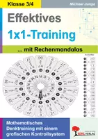 Vorschau - Arbeitsblätter - Effektives 1x1-Training mit Rechenmandalas | Mathematik Förderschule Grundschule Klasse 3–4 | Einmaleins, Multiplikation, Division, Kettenaufgaben, Dyskalkulie, Lösungen - Deckblatt