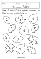 Vorschau - Mal- und Bastelvorlagen - 💕Verliebte-Zahlen-Paket 💕 - GROWING BUNDLE mit verschiedenen Motiven: Arbeitsblättern & Bastelvorlagen - Seite 2