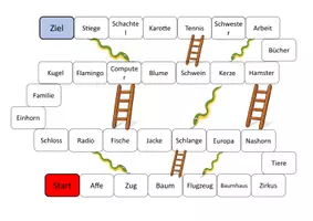 Vorschau - Spiele - Lesen - Leiterspiele: 4 Versionen - Seite 1
