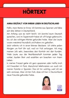 Vorschau - Arbeitsblätter - Hörverstehen DaZ: Anna erzählt von ihrem Leben in Deutschland (mit MP3 & Lösungen) - Seite 1