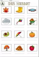 Vorschau - Arbeitsblätter - Gemischte Übungen "Der Herbst" DaZ- 3fach Differenzierung - Seite 2