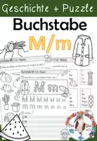 Vorschau - Unterrichtsreihen - Buchstabe M / m - Einführung in der 1.Klasse inklusive Geschichte und Puzzle - Deckblatt