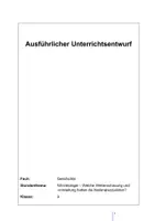 Vorschau - Stundenentwürfe - Unterrichtsstunde: NS-Ideologie - Welche Weltanschauung und -vorstellung hatten die Nationalsozialisten? - Seite 2