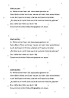 Vorschau - Klassenarbeiten - Test Abschrift Weihnachten Kl 2-3 - Deckblatt