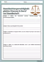 Vorschau - Arbeitsblätter - Geschlechtergerechtigkeit: gleiche Chancen in Beruf und Gesellschaft - Seite 3