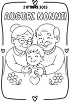 anteprima - Materiale di supporto/inclusione - 10 Disegni per la Festa dei nonni! - Pagina 2